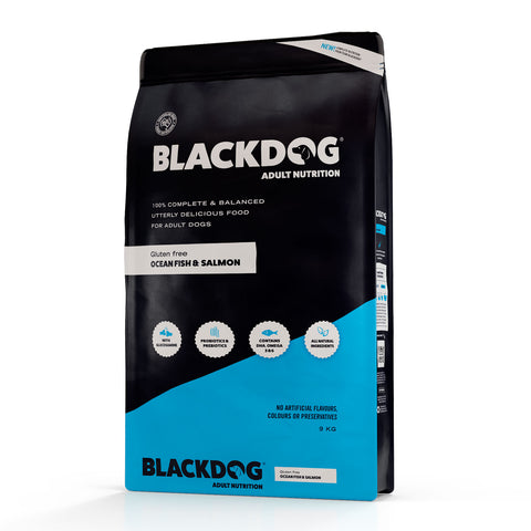 Blackdog Salmon, Ocean Fish, Rice & Vegetables Adult Dry Dog Food