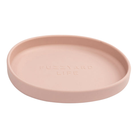 FuzzYard Life Soft Blush SIlicone Cat Dish