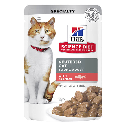 Hill's Science Diet Salmon Neutered Young Adult Wet Cat Food