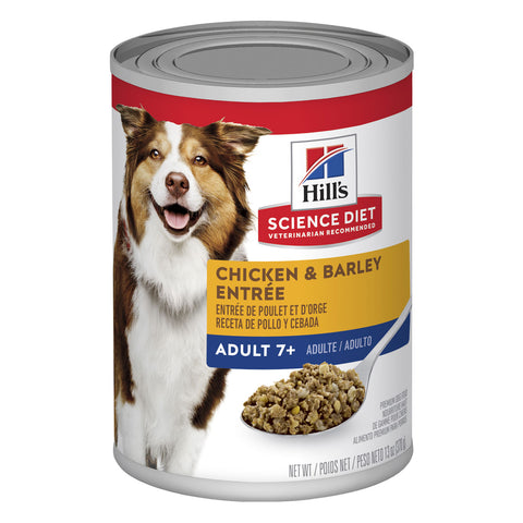 Hill's Science Diet Chicken & Barley Entree 7+ Adult Canned Dog Food