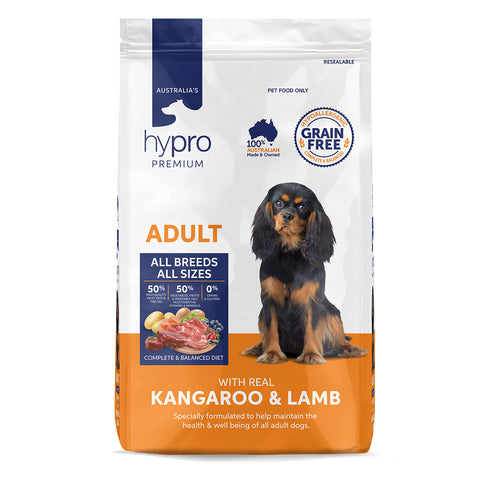 Hypro Premium Grain Free Kangaroo & Lamb Adult Dry Dog Food