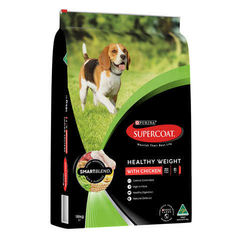 Supercoat Healthy Weight Chicken Adult Dry Dog Food