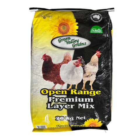 Green Valley Grains Open Range Premium Layer Mix 20kg