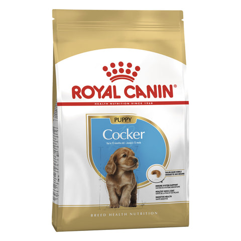 Royal Canin Cocker Spaniel Puppy Dry Dog Food 3kg