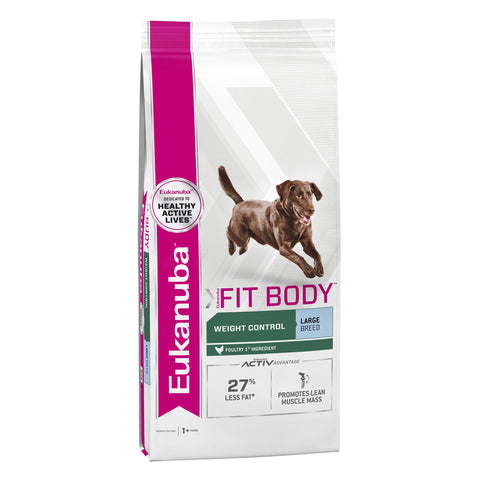 Eukanuba Large Breed Fit Body Dry Dog Food 14kg