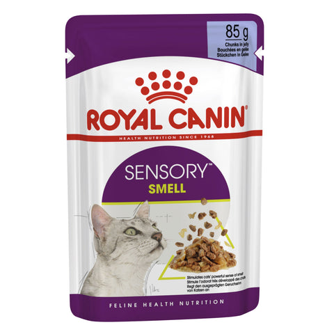 Royal Canin Sensory Smell Jelly Adult Wet Cat Food Pouches