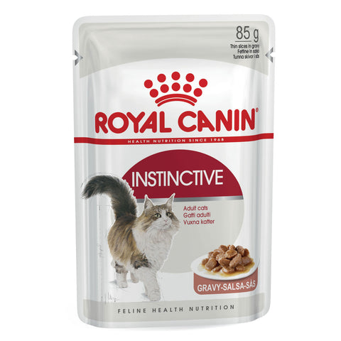 Royal Canin Instinctive Gravy Adult Wet Cat Food Pouches