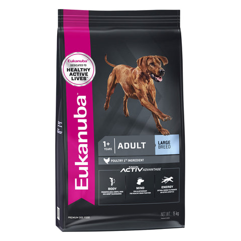 Eukanuba Large Breed Adult Dry Dog Food 15kg