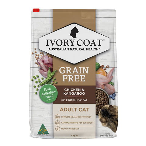 Ivory Coat Grain Free Chicken & Kangaroo Adult Dry Cat Food